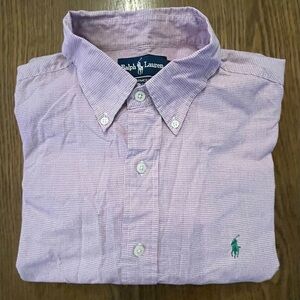 Ralph Lauren Purple Button Down Shirt